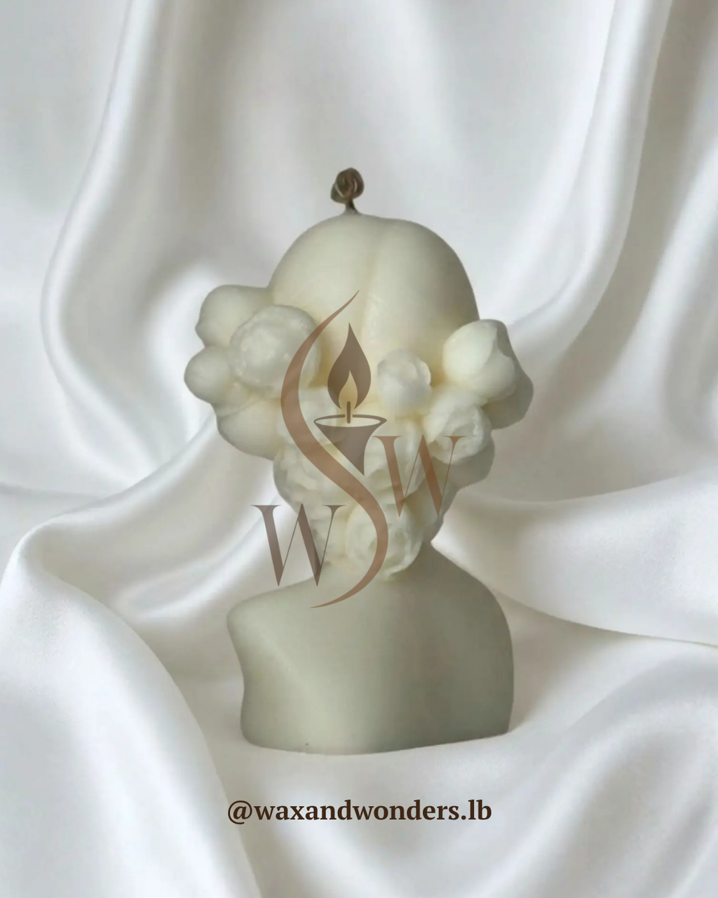 Flower Head Girl Candle