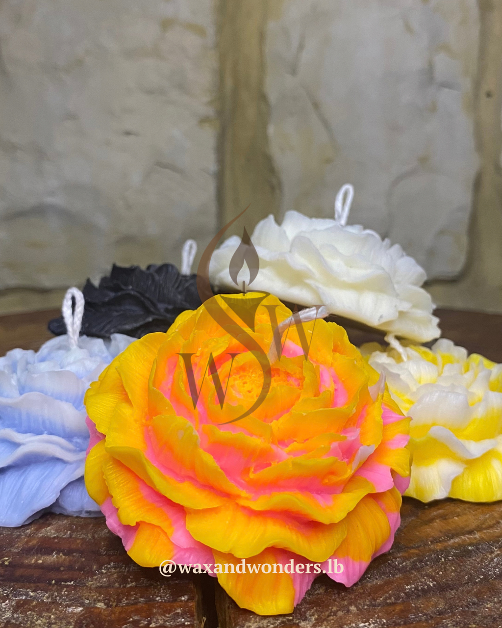Peony Candle