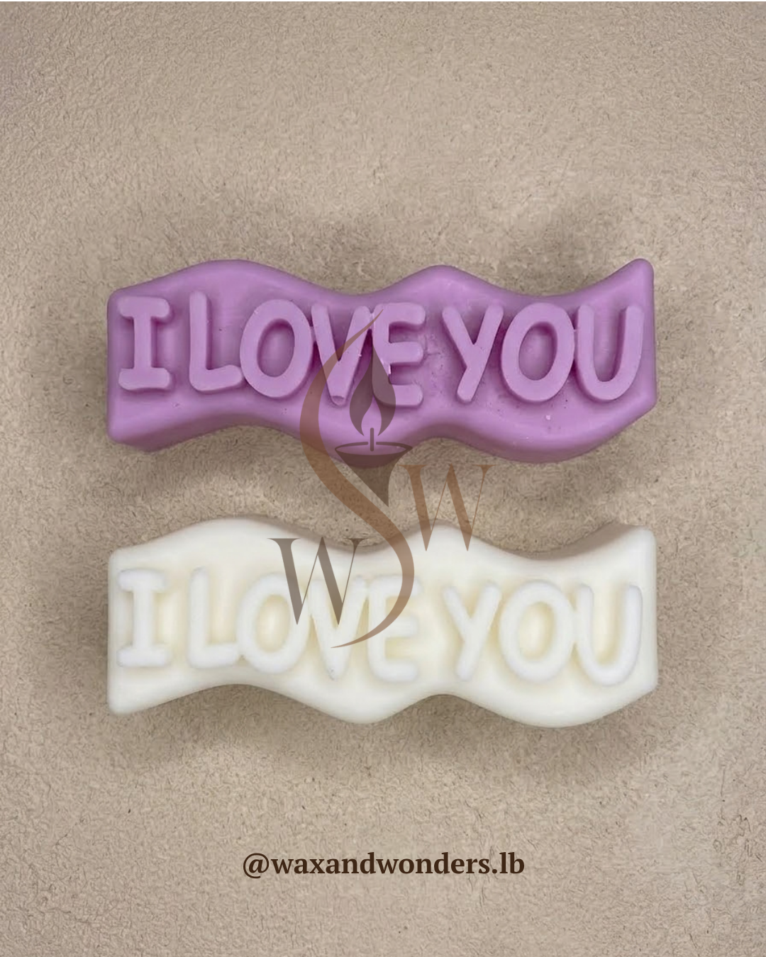 I Love You Candle